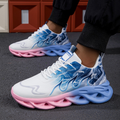 Women Men Breathable Mesh Running Shoes Non Slip Shock Absorbing Athletic Walking Sneakers