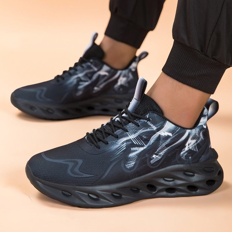 Women Men Breathable Mesh Running Shoes Non Slip Shock Absorbing Athletic Walking Sneakers